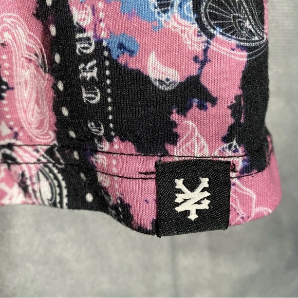 Zoo York T-Shirt Men L All Over Print Multicolour Skate Streetwear Retro Style - Picture 4 of 8